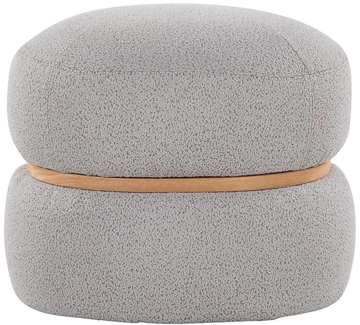 Dreim Gray Ottoman