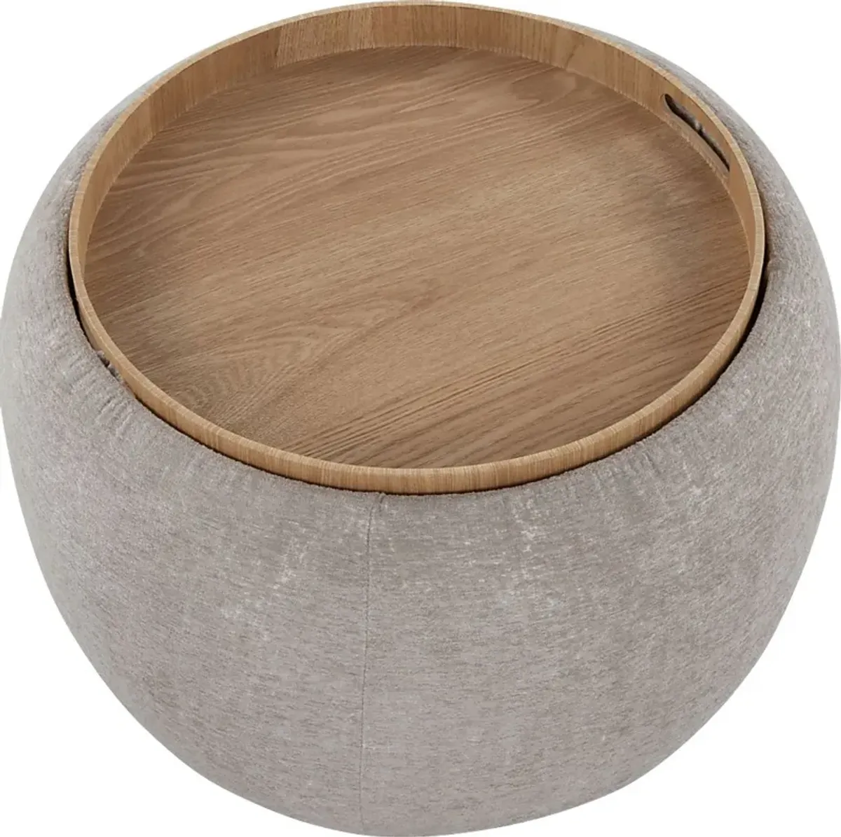 Lokit Light Brown Pouf