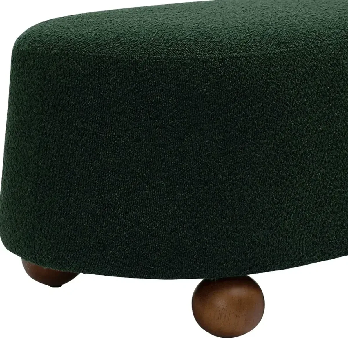 Innitou I Forest Green Large Ottoman