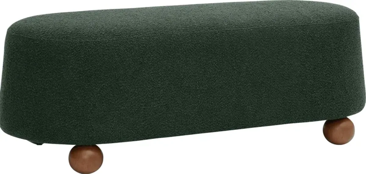 Innitou I Forest Green Large Ottoman