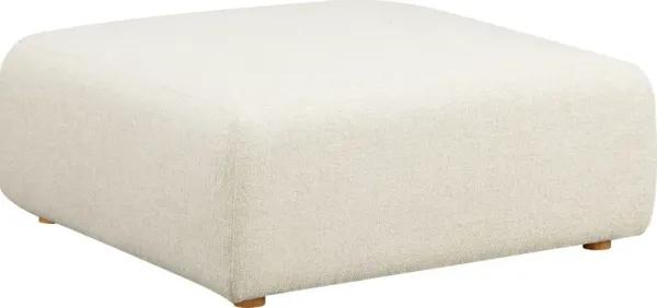 Luciay Cream Ottoman