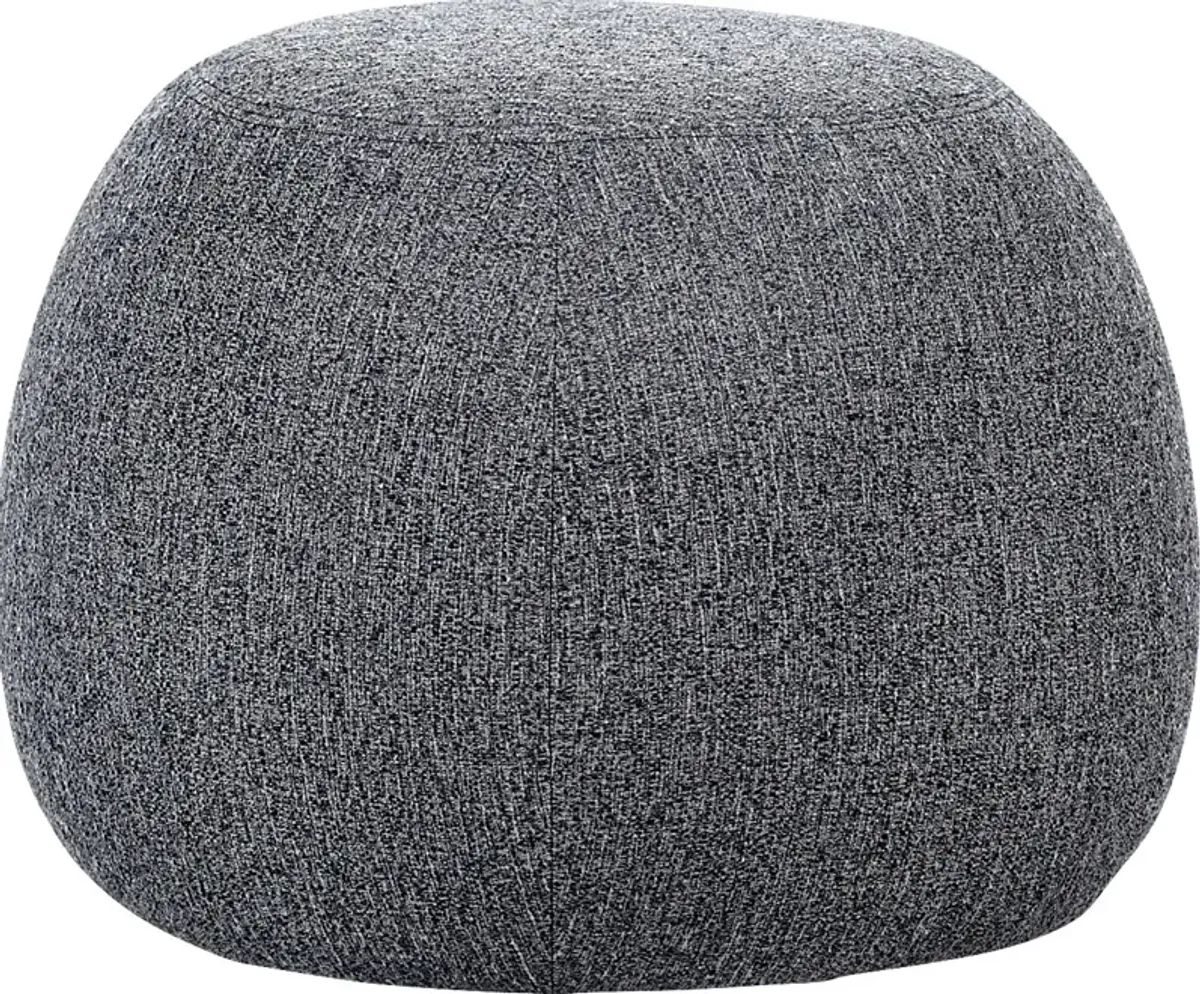 Idrise Gray Ottoman