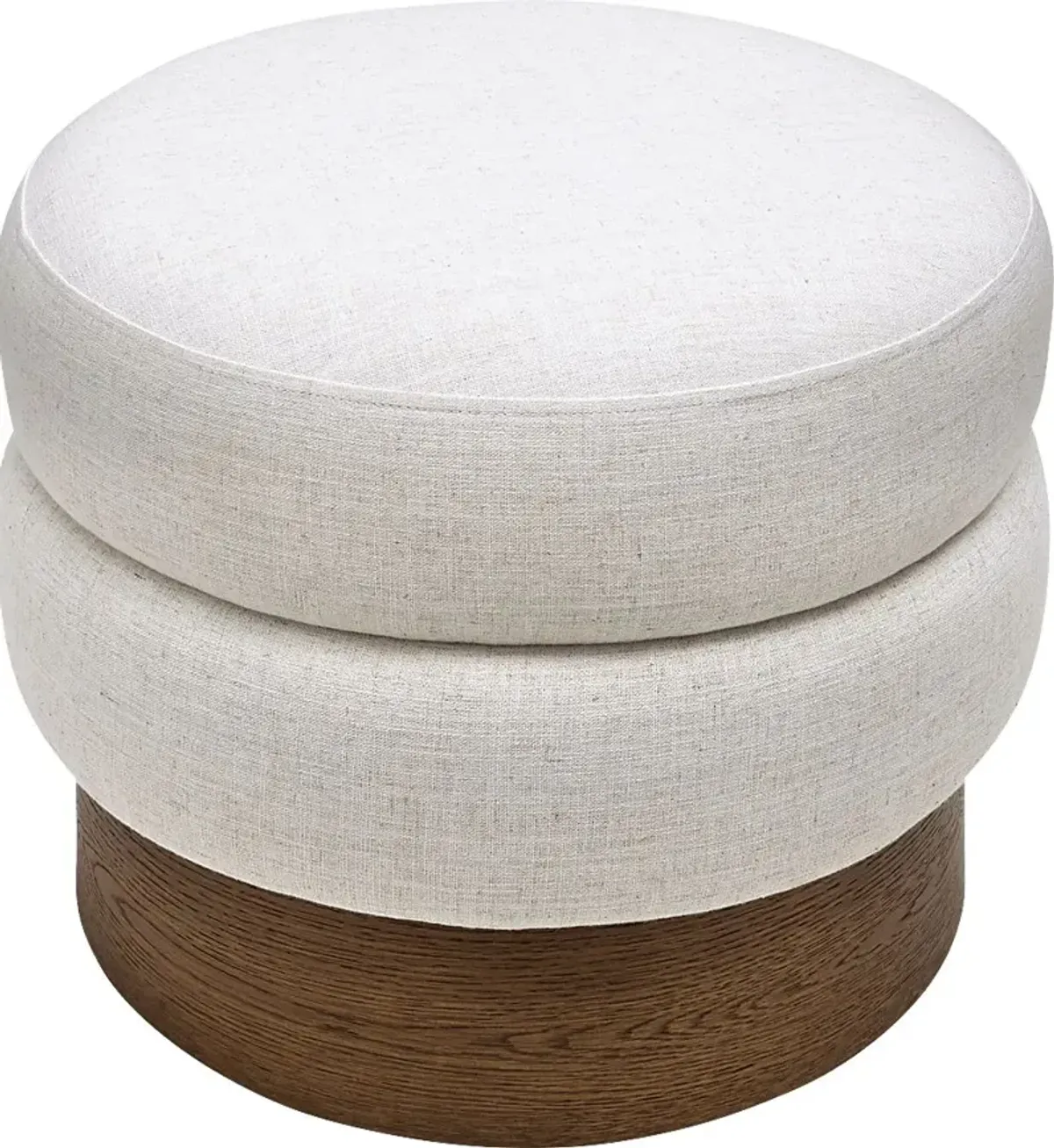 Rahu Beige Ottoman