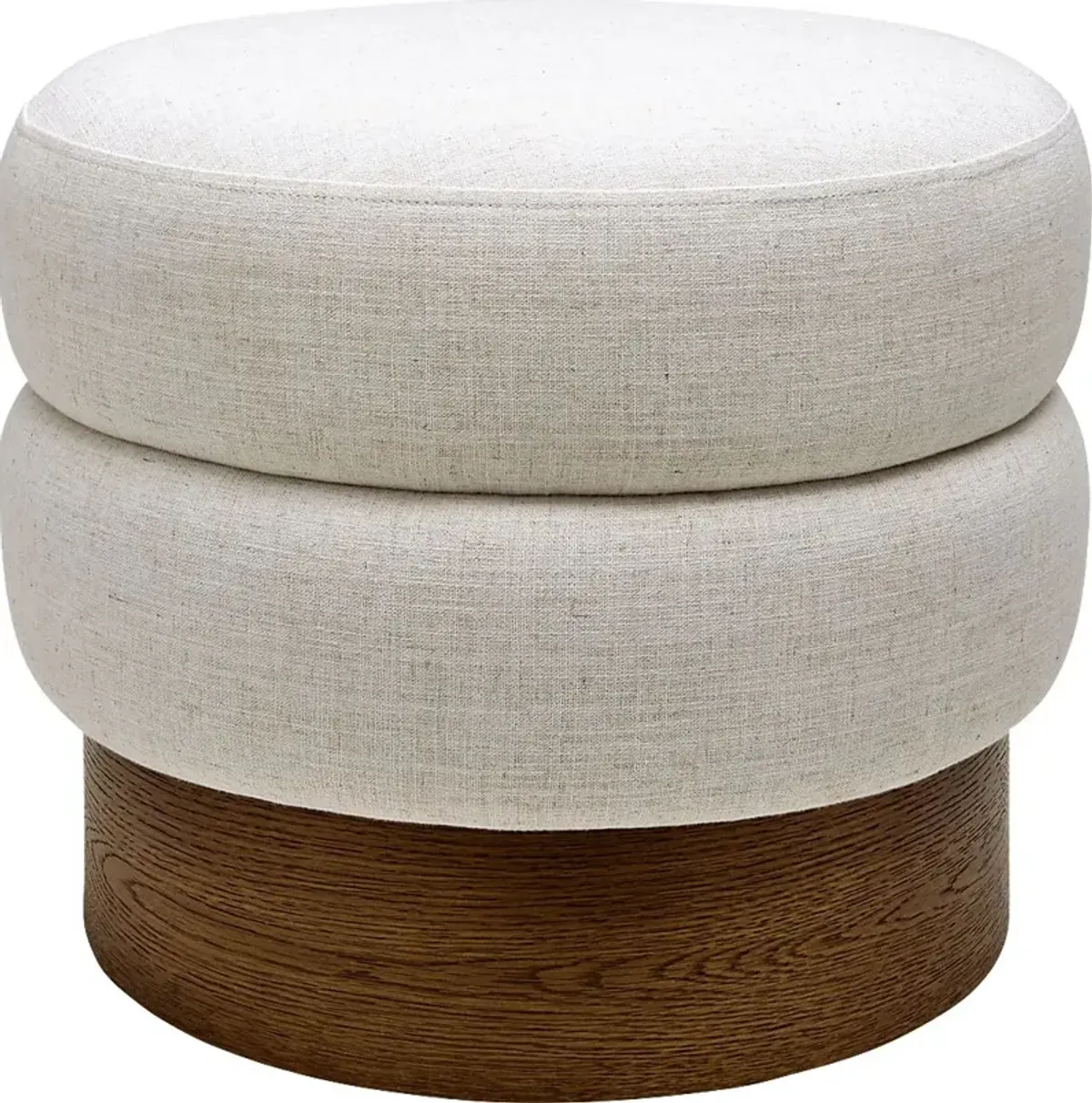 Rahu Beige Ottoman