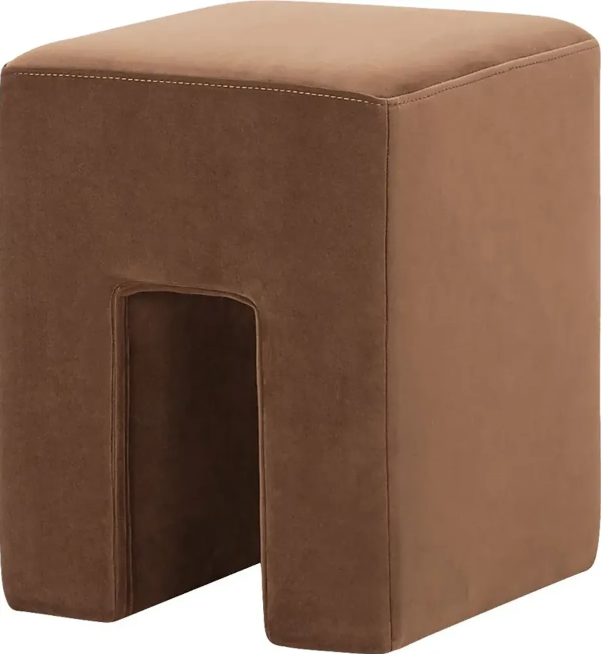 Hadria Brown Ottoman