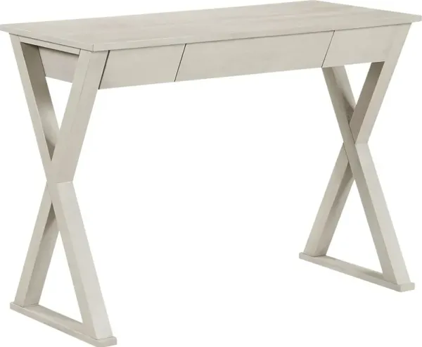 Meline White Writing Desk