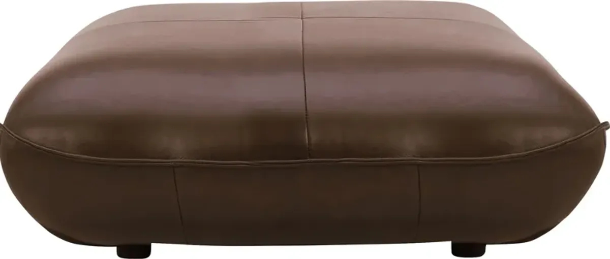 Leveson Brown Ottoman