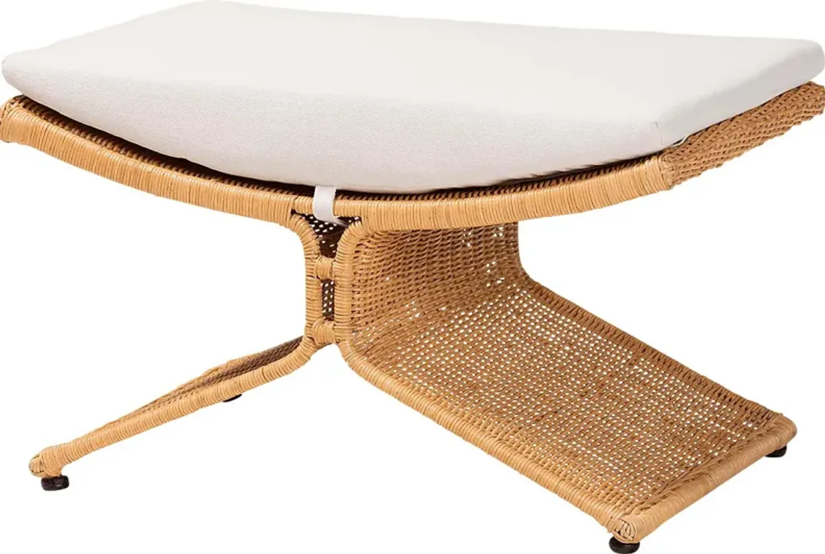 Ceasartan Brown Ottoman