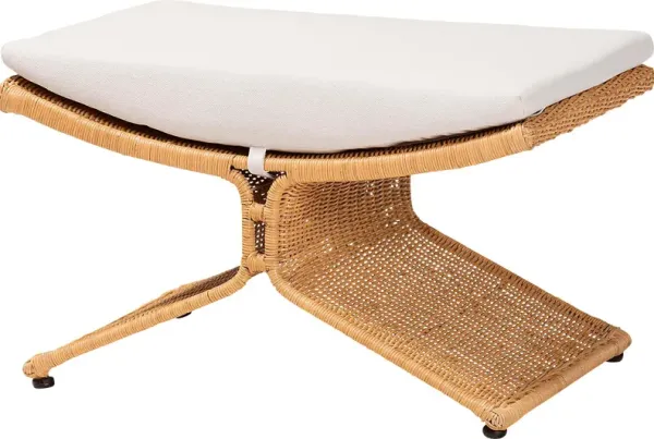 Ceasartan Brown Ottoman