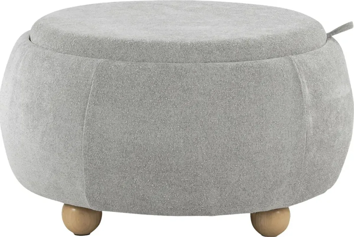 Betana Gray Ottoman