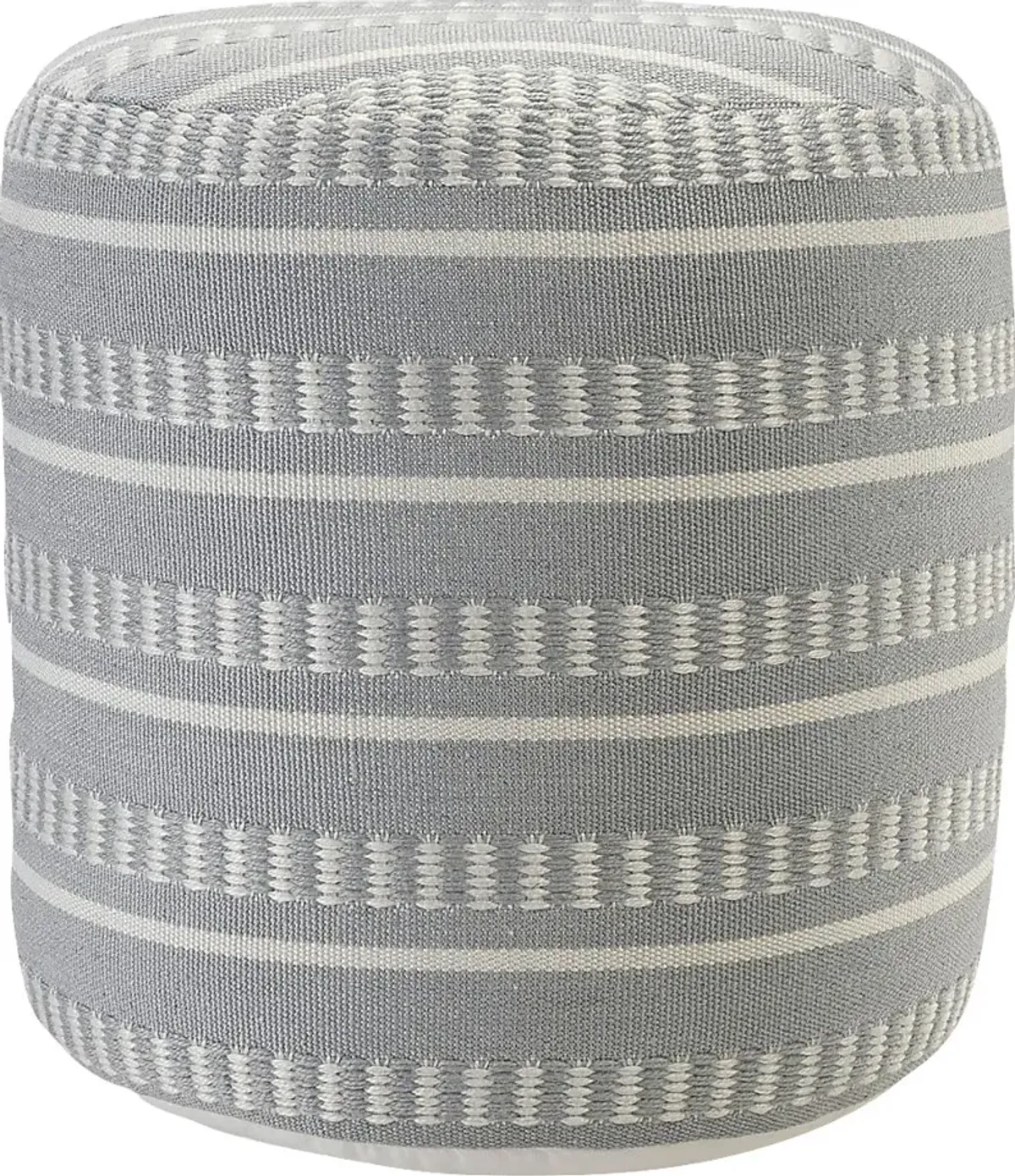 Gladling Blue Indoor/Outdoor Pouf Ottoman