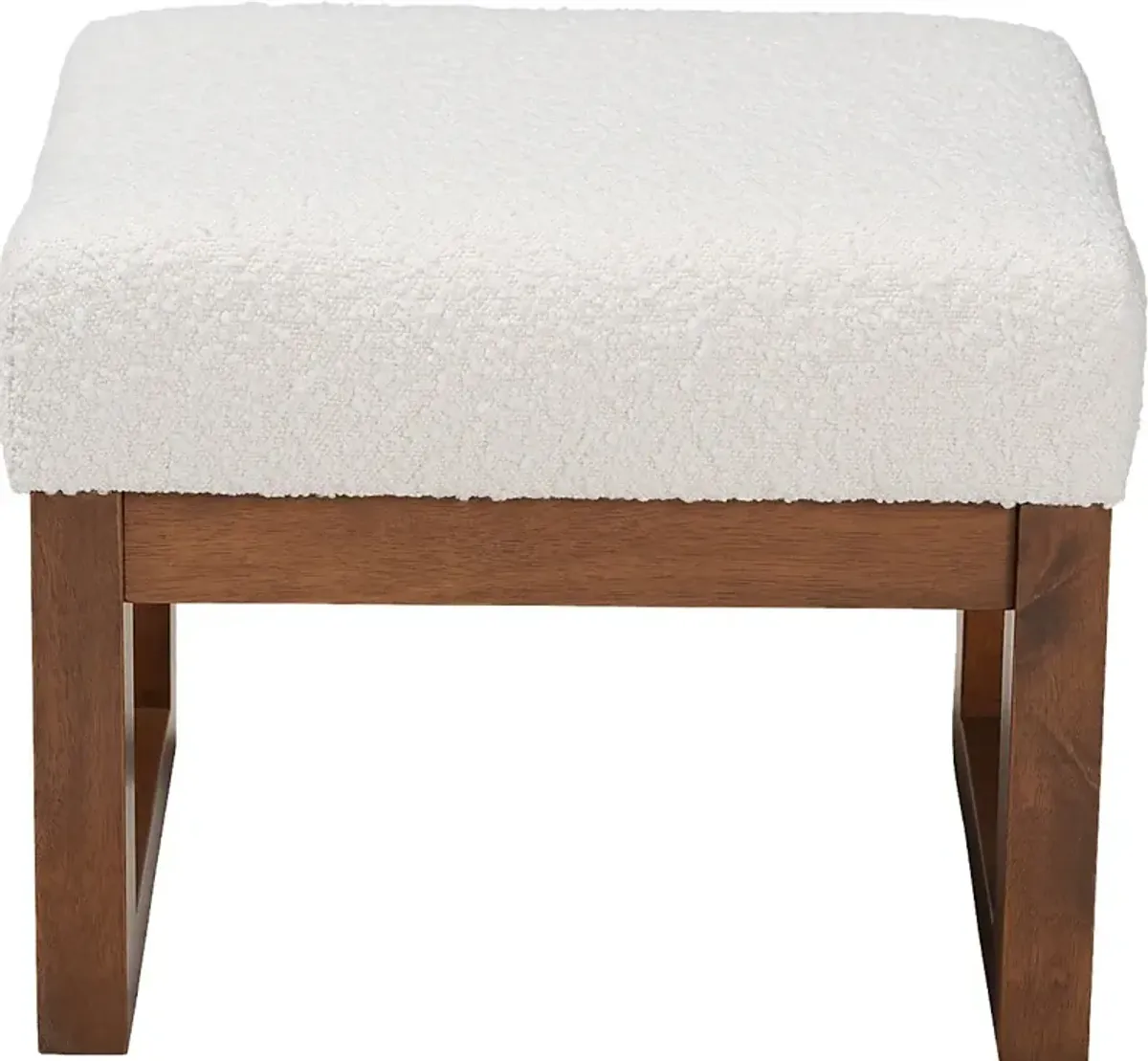 Amebco Off-White Ottoman