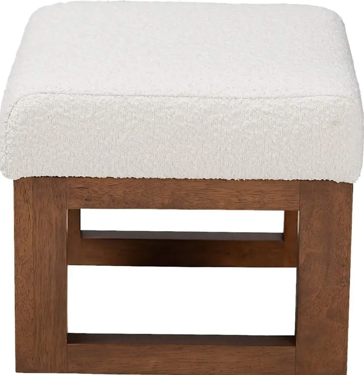 Amebco Off-White Ottoman