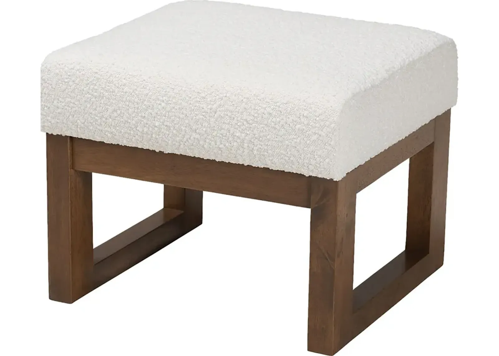 Amebco Off-White Ottoman