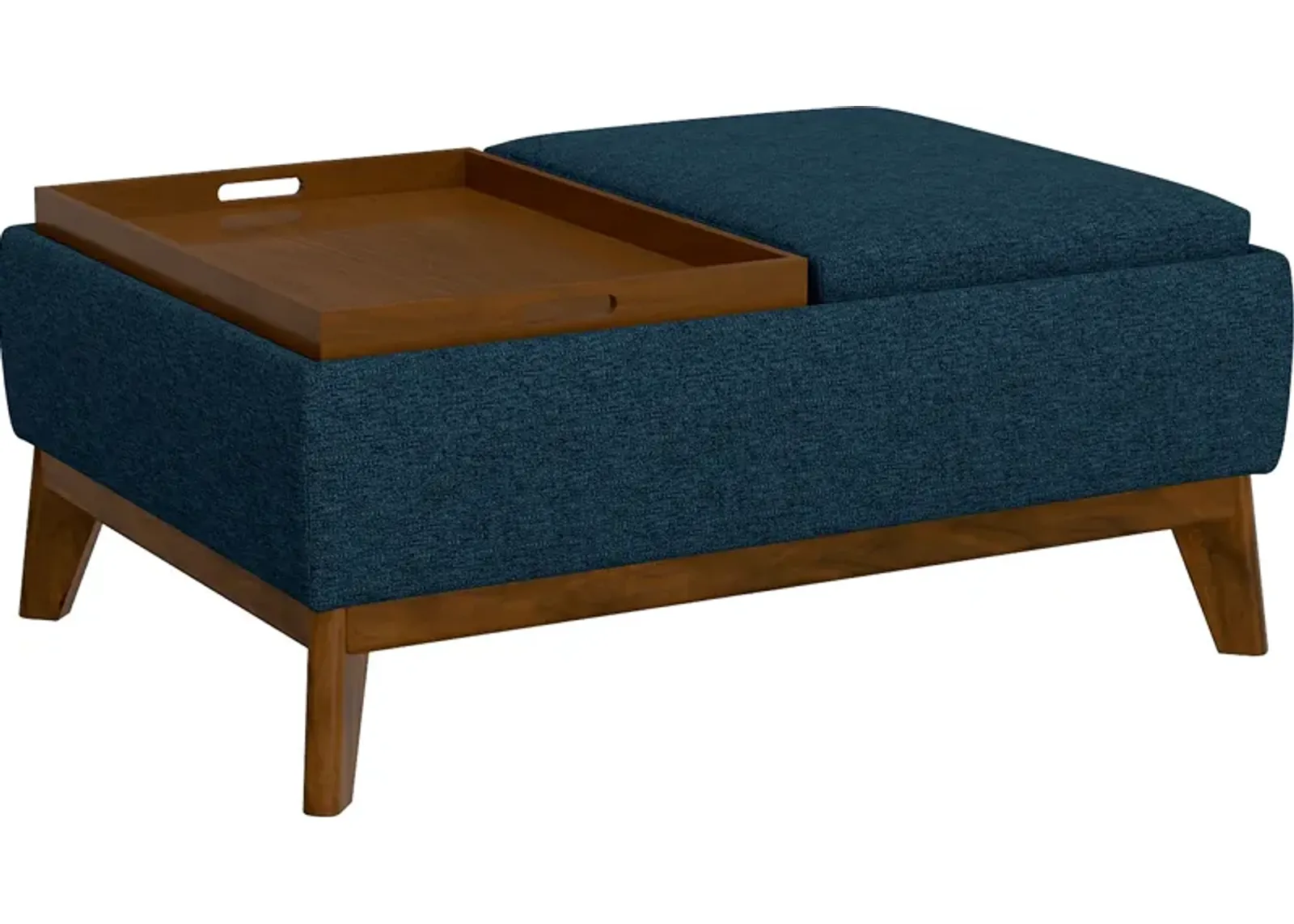 Laffitte Blue Ottoman