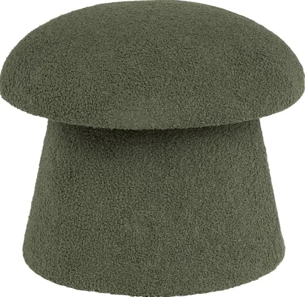 Abanto Dark Green Storage Ottoman