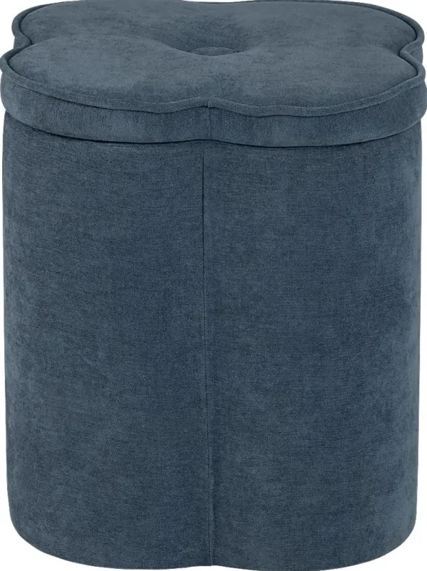Atadero Navy Storage Ottoman