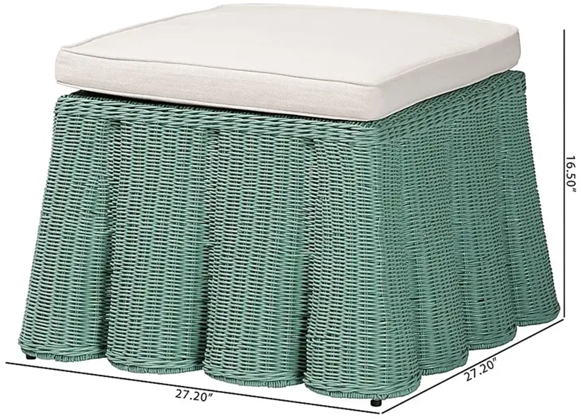 Caudleslake Green Ottoman