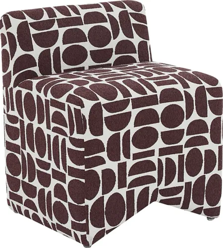 Kerge Brown Accent Chair