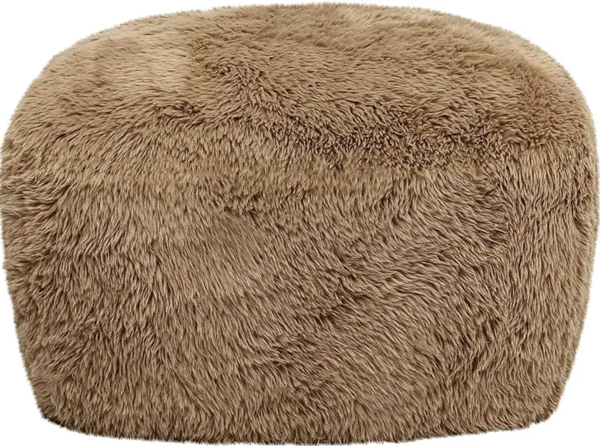 Schryver Taupe Ottoman