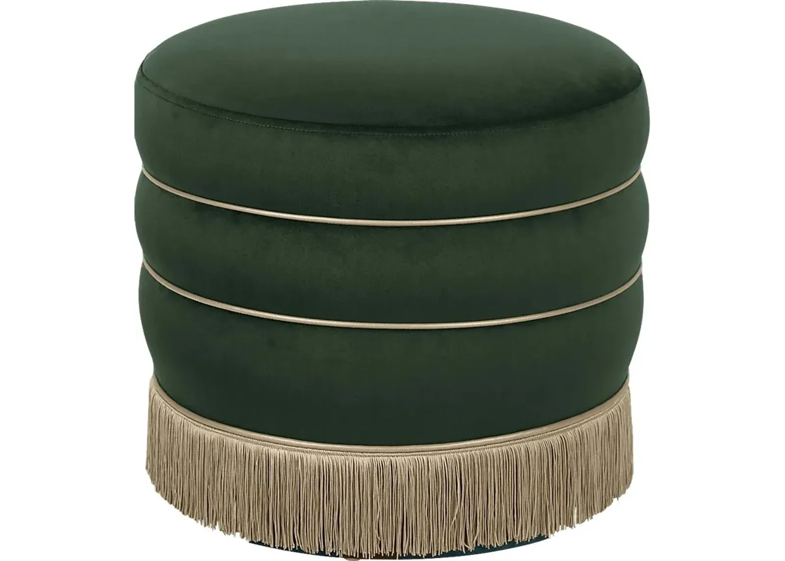 Fusteria Green Ottoman