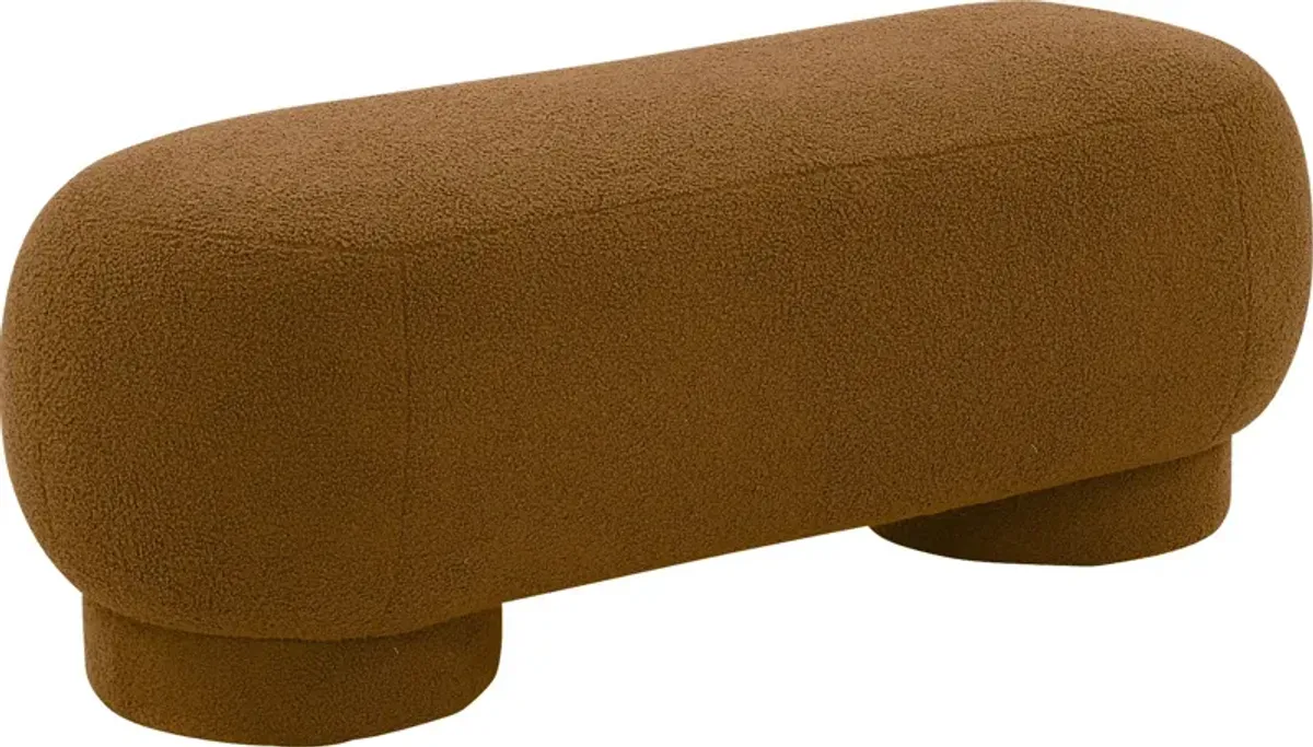 Zacate Brown Ottoman