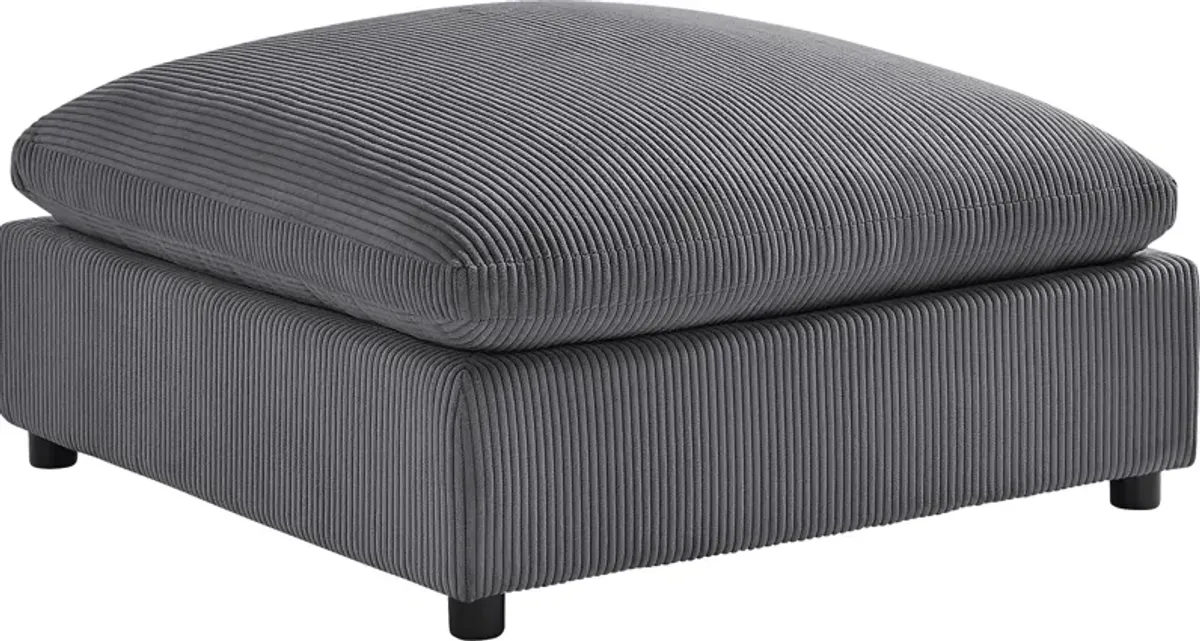 Jazzra II Dark Gray Ottoman
