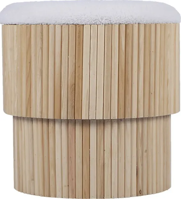 Wyckoff I White Storage Ottoman