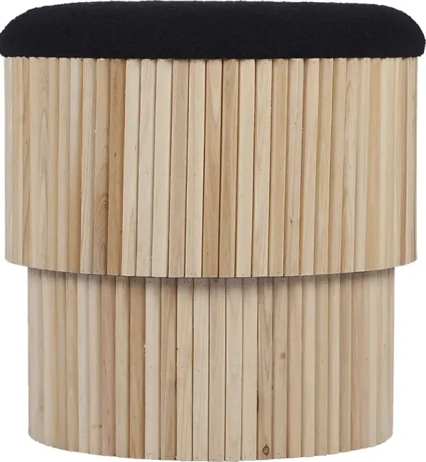 Wyckoff I Black Storage Ottoman