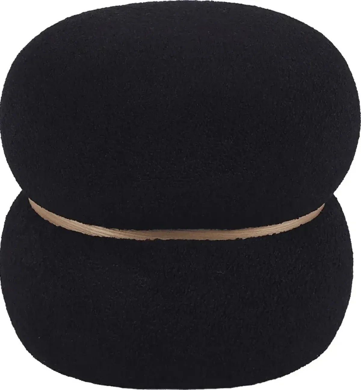 Angouleme II Black Ottoman