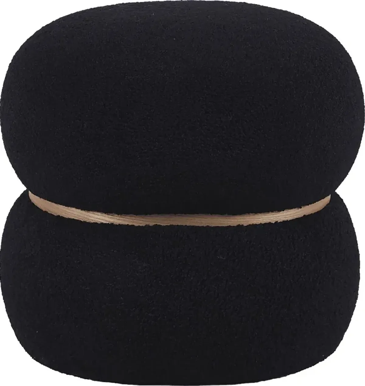 Angouleme II Black Ottoman