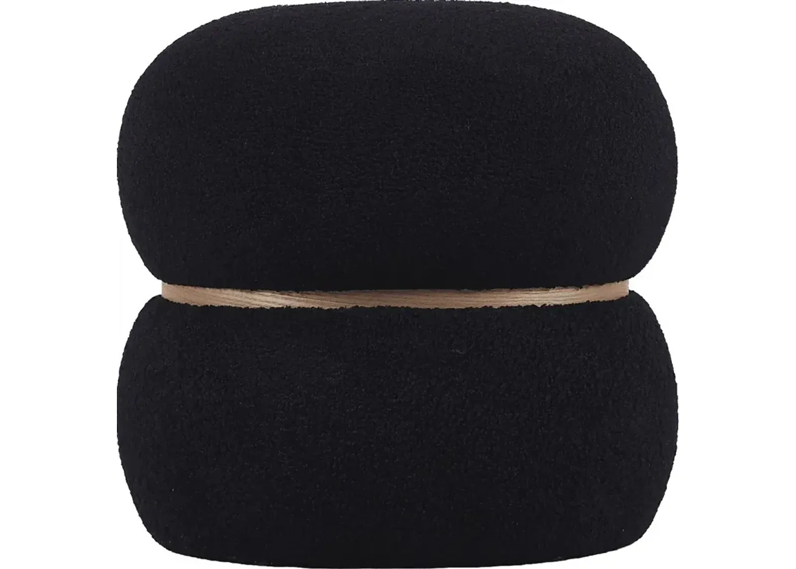 Angouleme II Black Ottoman