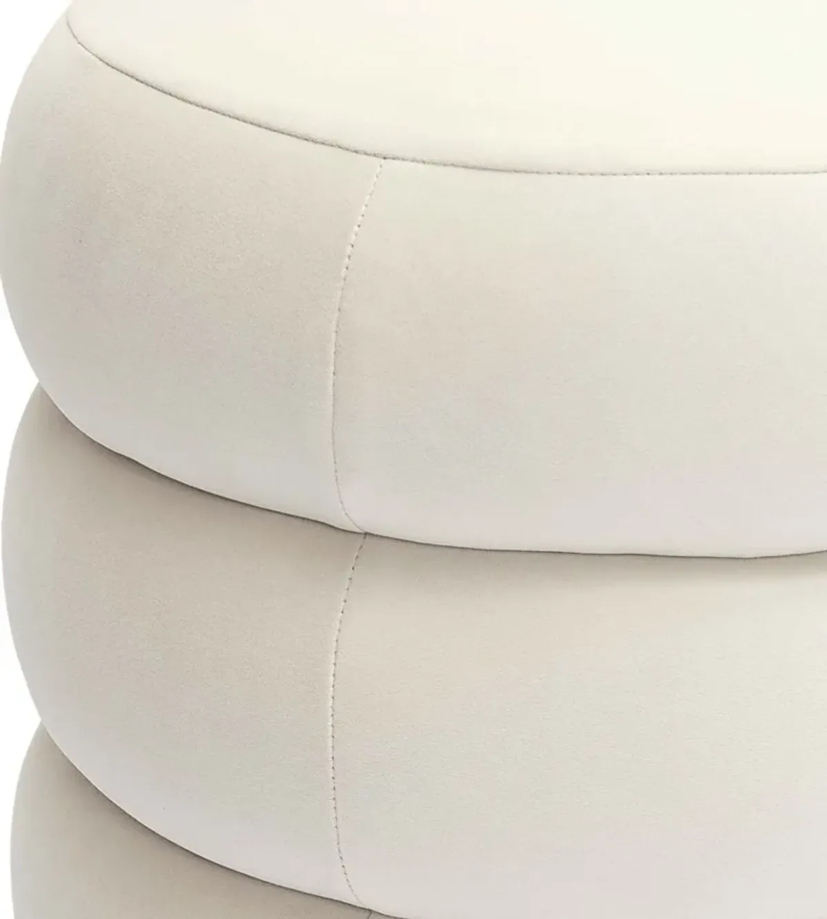 Hoytpeak Cream Ottoman