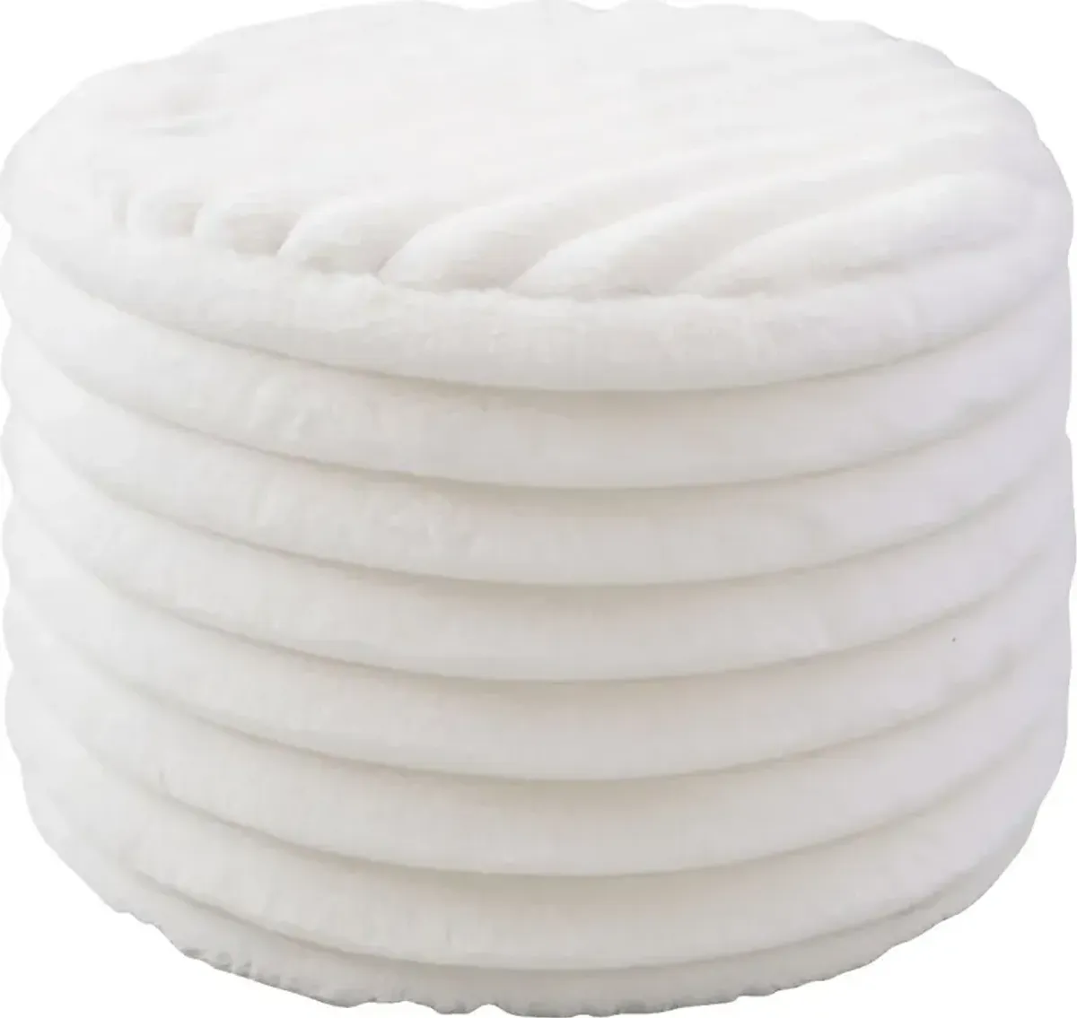 Blossi Ivory Pouf