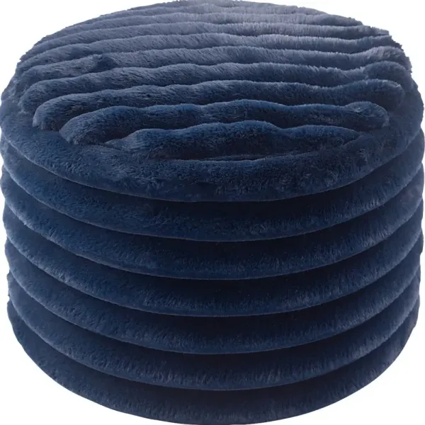 Blossi Blue Pouf