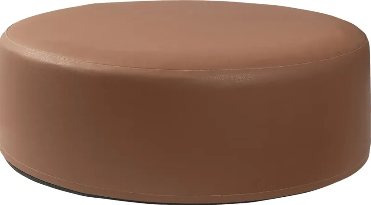 Bevina I Walnut Large Ottoman