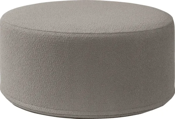 Bevina II Dark Gray Ottoman