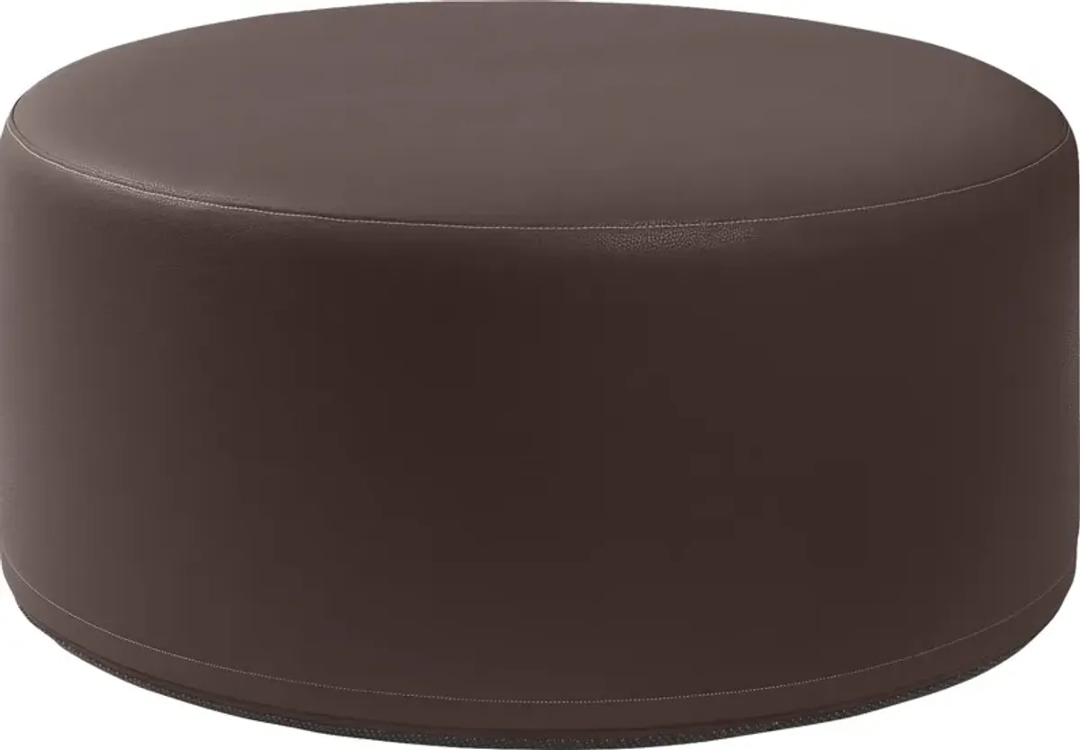 Bevina I Brown Ottoman
