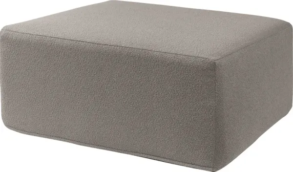 Lesusa II Gray Ottoman