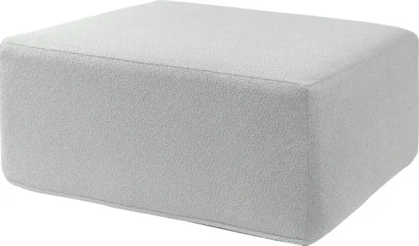 Lesusa II Silver Ottoman