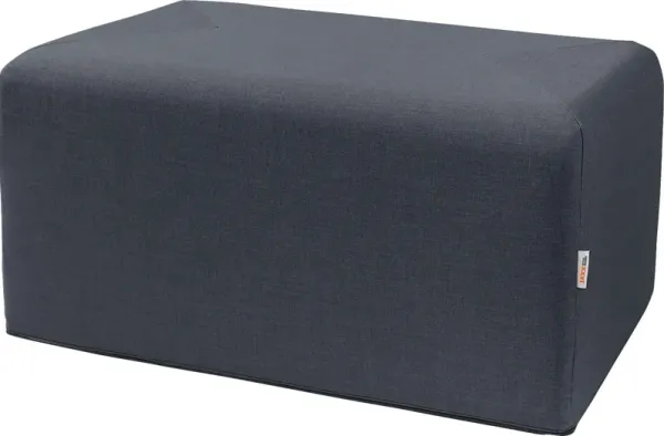 Edunci Gray Large Ottoman