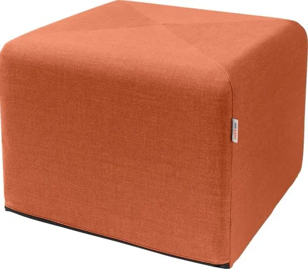 Edunci Orange Large Ottoman