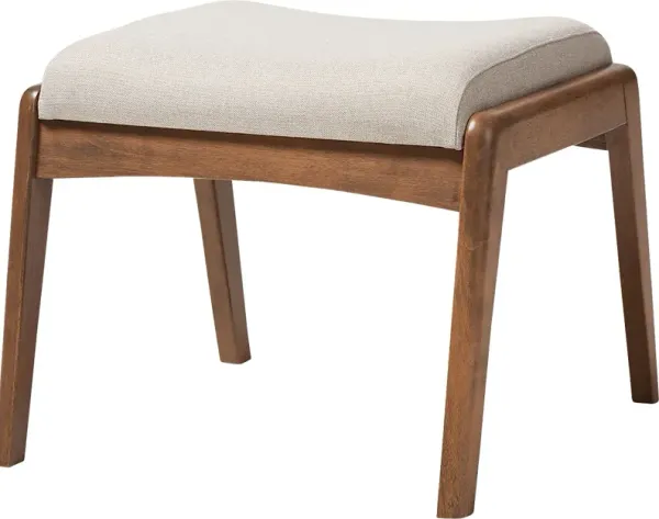 Elmshadea Beige Ottoman