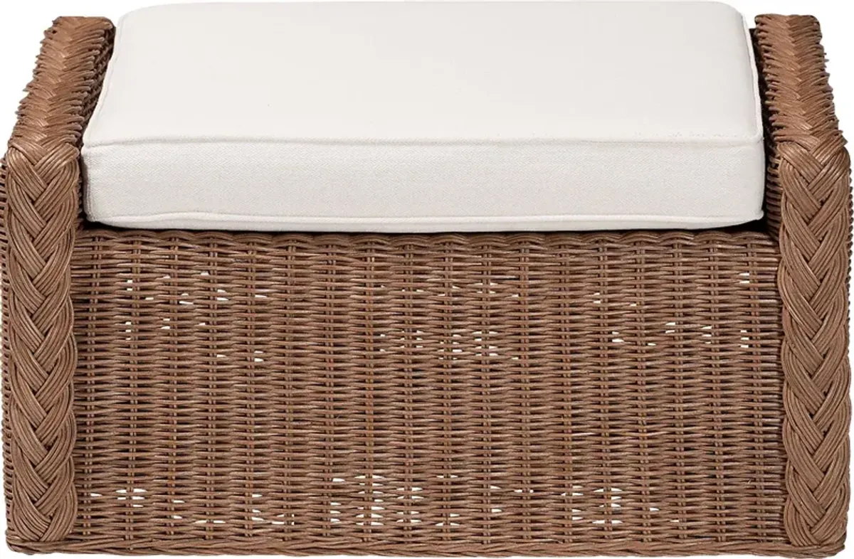 Centerstar Brown Ottoman