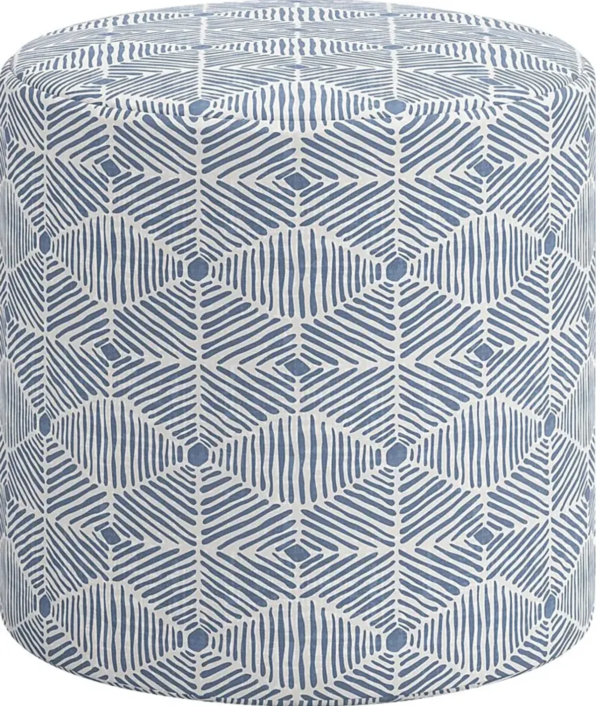 Moyle Blue Ottoman
