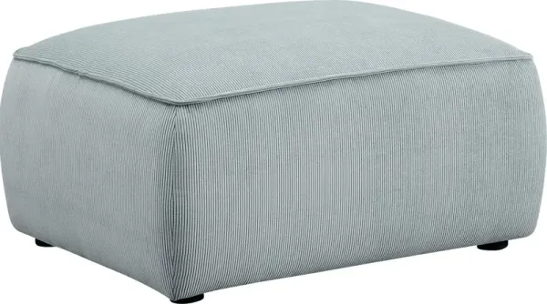Glaciarts I Light Green Ottoman