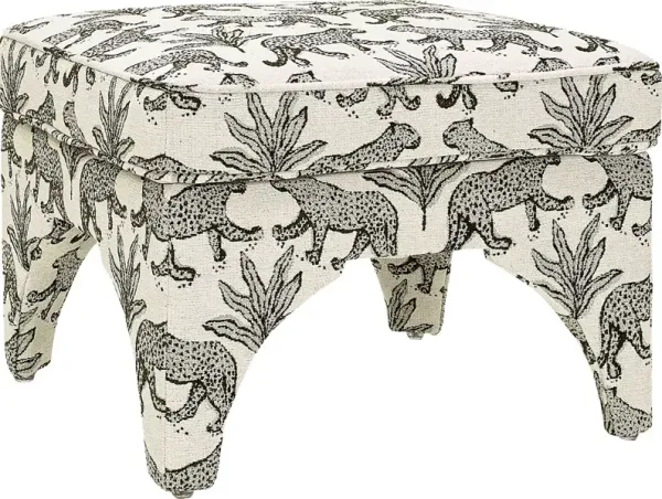Corboro Taupe Ottoman