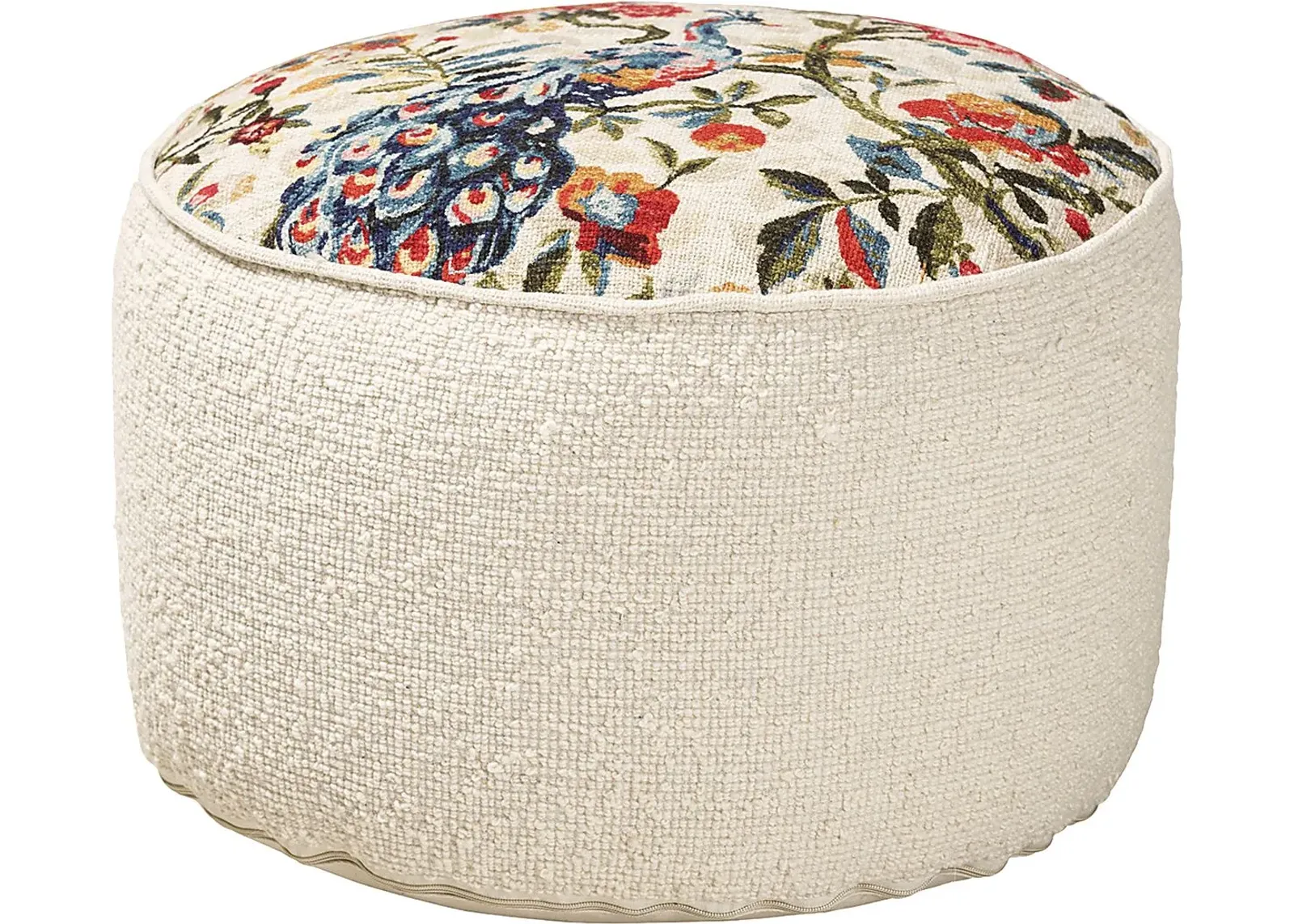 Rosseter Cream Pouf