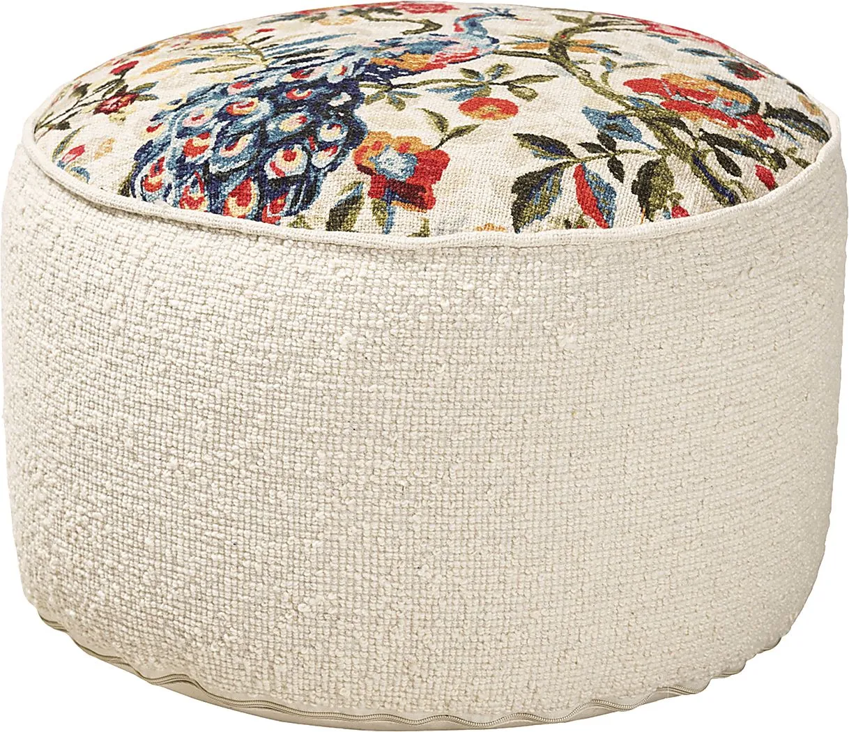 Rosseter Cream Pouf