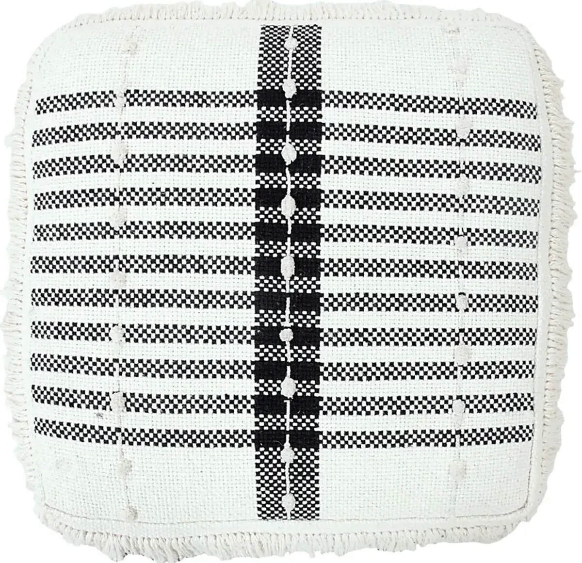 Brinok White Pouf